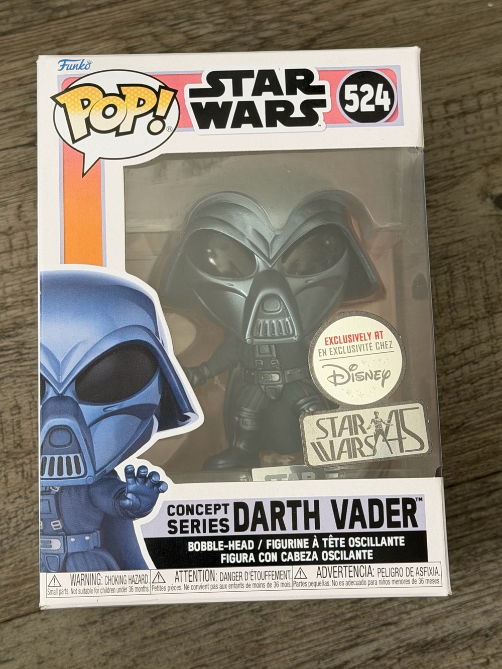 Funko Pop! Darth Vader Concept Series - Disney Exclusive - 45th Anniversary